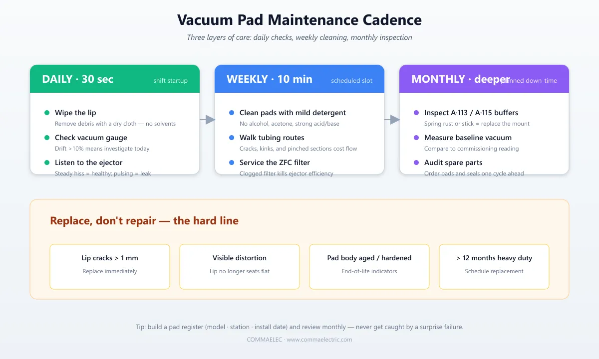Vacuum Pad Maintenance: A Practical Care Guide for Newcomers to Vacuum Handling